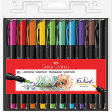 Kit super soft brush faber castell com 10 cores