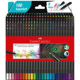 Lápis de Cor EcoLápis SuperSoft 100 Cores Faber-Castell