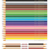 Lápis de Cor EcoLápis Caras e Cores 24 Cores + 6 Tons de Pele Faber-Castell