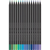 Lápis de Cor EcoLápis SuperSoft Cores Frias 15 Cores Faber-Castell