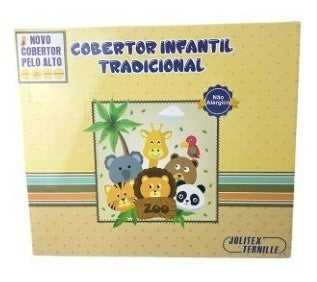 COBERTOR INFANTIL SORTIDO TRADICIONAL NAO ALERGICO 90CM X 1,10MT - JOLITEX