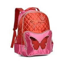 MOCHILA INFANTIL PRINCESS BORBOLETA PINK - MAXLOG REF.: IS34031PS-PK