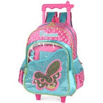 MOCHILA COM RODINHAS PRINCESS GLITTER - MAXLOG REF.: IC32145PS