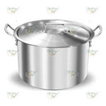 PANELA CAÇAROLA ALUMINIO HOTEL BAIXA 40CM COM 23,8 LITROS - ALUMINIO 5 ESTRELAS COD.: 62