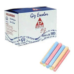 GIZ ESCOLAR ANTIALERGICO COLORIDO COM 64 BASTOES 260GR - DELTA