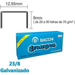 GRAMPO 23/8 GALVANIZADO COM 5000 UNIDADES - BACCHI