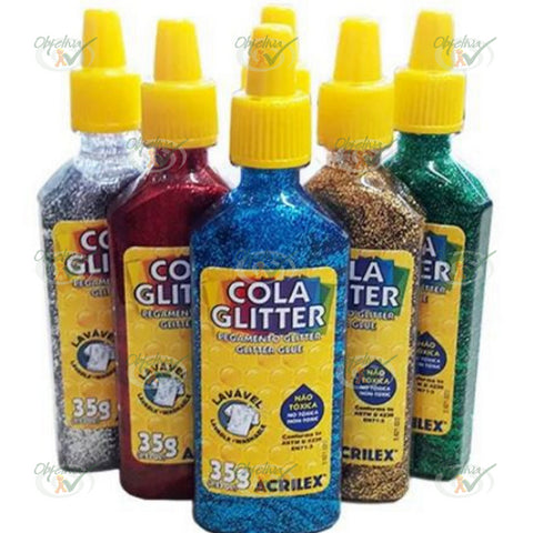 COLA GLITTER 35GR - ACRILEX REF.: 02912