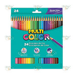 LAPIS DE COR 24 CORES MULTICOLOR SUPER - FABER-CASTEL REF.: 11.2400N