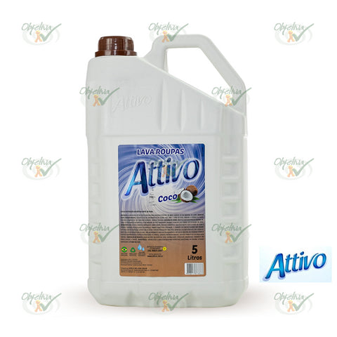 LAVA ROUPAS LIQUIDO COCO 5 LITROS - ATTIVO COD.: 72