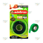 FITA ADESIVA DUPLA FACE FIXA PRO MASSA ACRILICA 12MM X 2MT - ADELBRAS