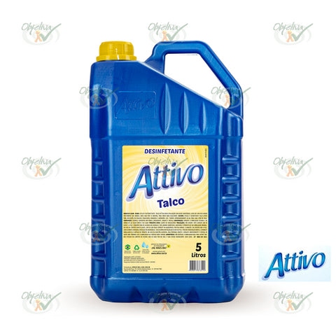 LIMPADOR PERFUMADO TALCO 5 LITROS -  ATTIVO COD.: 299