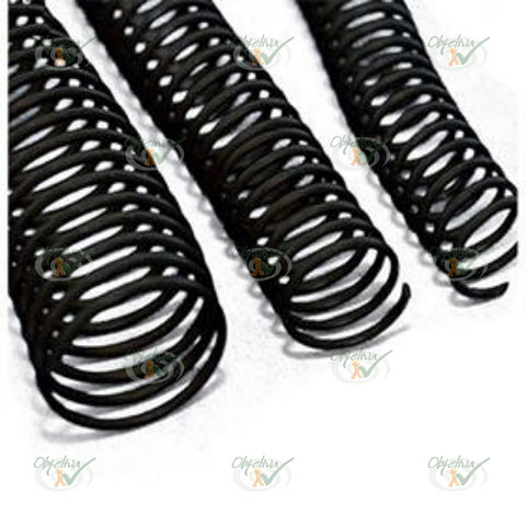 ESPIRAL 45MM PRETO ATE 400 FOLHAS PACOTE COM 15 UNIDADES - MARES