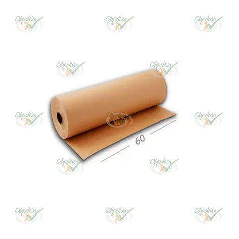 PAPEL SEMI KRAFT BOBINA 60CM X 200M 80GRS +/- 7 KILOS - DIVERSAS MARCAS