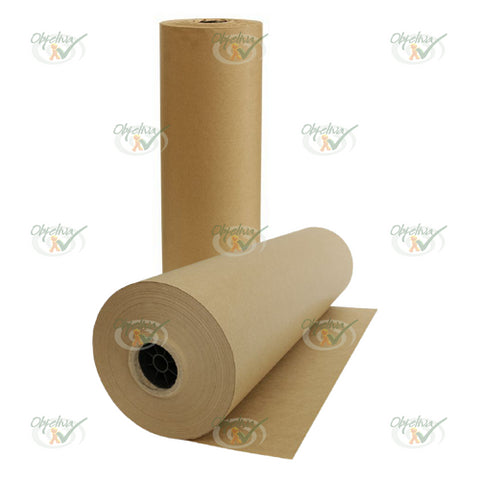 PAPEL KRAFT PURO BOBINA 80CM COM 15KG - DISTRIOESTE