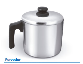 FERVEDOR / LEITEIRA 14CM COM 1,7 LITROS - ALUMINIO 5 ESTRELAS REF.: 25