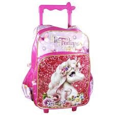 MOCHILA COM RODINHAS LA FADINNE UNICORNIO - MAXLOG REF.: IC32837LF-PK