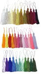 TASSEL / PINGENTE DE TECIDO SEDA COM 50 UNIDADES - LINHAS DOURADAS