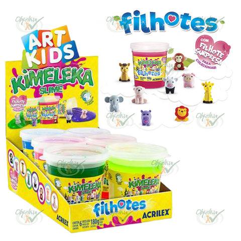 KIMELEKA FILHOTES SLIME 180GR - ACRILEX REF.: 05885