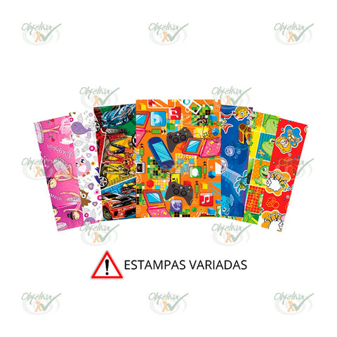 SACO PARA PRESENTE 30CM X 45CM ESTAMPAS DIVERSAS - VMP