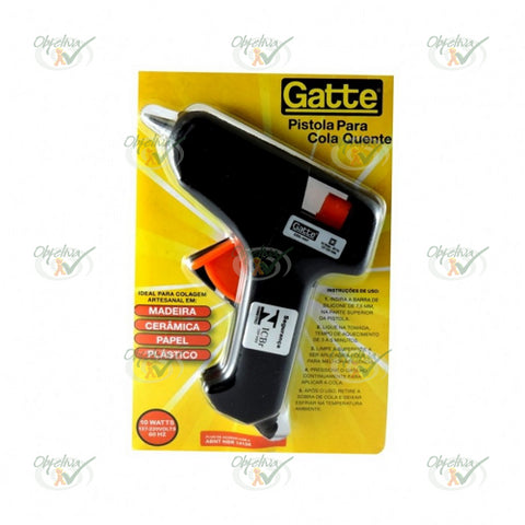 PISTOLA DE COLA QUENTE GATTE 10W 127-220 VOLTS - MAKE + REF.: 4007