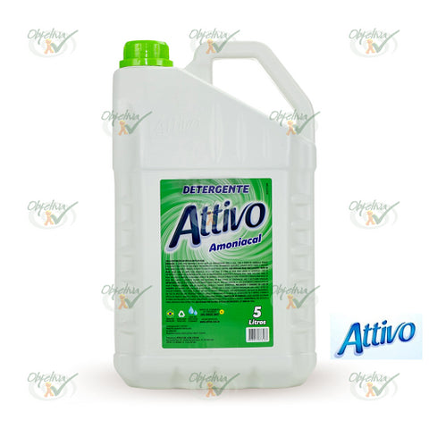 DETERGENTE AMONIACAL 5 LITROS - ATTIVO