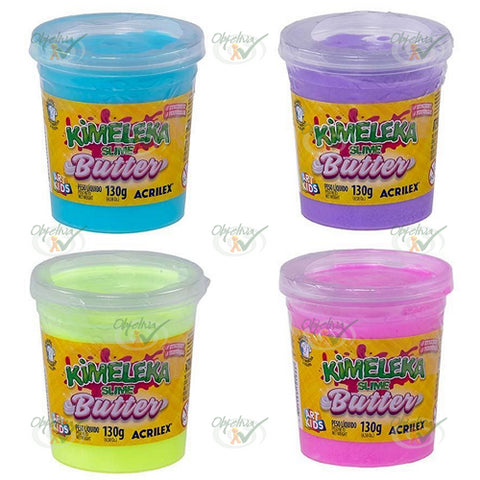 KIMELEKA BUTTER SLIME DIVERSAS CORES 130GR - ACRILEX REF.: 05826