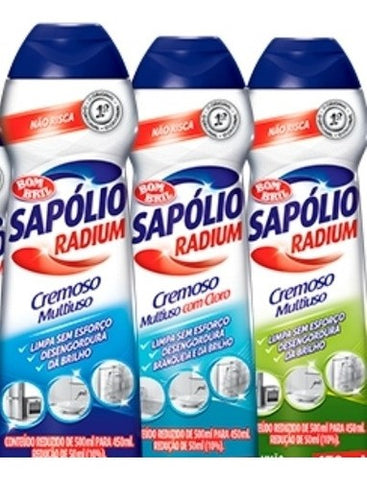 SAPOLIO RADIUM CREMOSO CLASSICO DIVERSAS FRAGRANCIAS 250ML - RADIUM BOM BRIL