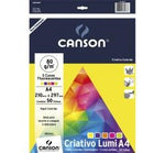 PAPEL COLORIDO CRIATIVO LUMI 80G/M² 50 FOLHAS - DIVERSAS CORES