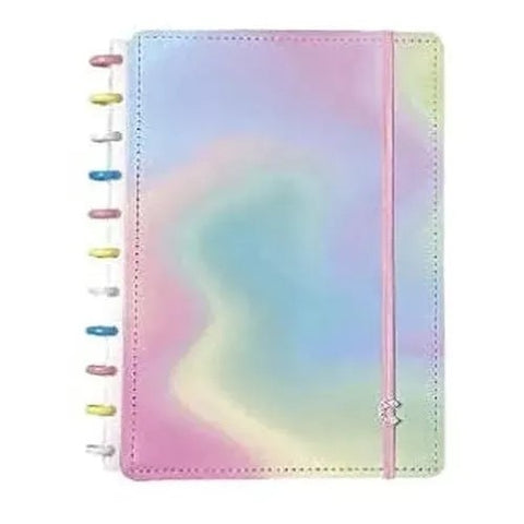 CADERNO GRANDE 1X1 80 FOLHAS CAPA DURA DISCOS CANDY SPLASH - CADERNO INTELIGENTE