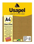 PAPEL KRAFT A4 180G/M² NATURAL COM 50 UNIDADES - USAPEL