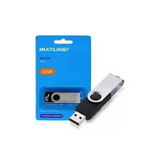 PEN DRIVE 32GB - MULTILASER REF.: PD589