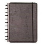 CADERNO GRANDE 1X1 80 FOLHAS CAPA DURA DISCOS BLACK ECOLOGICO - CADERNO INTELIGENTE REF.: CIGD4004