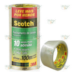 FITA ADESIVA TRANSPARENTE 45MM X 100M - 3M SCOTH REF 5802