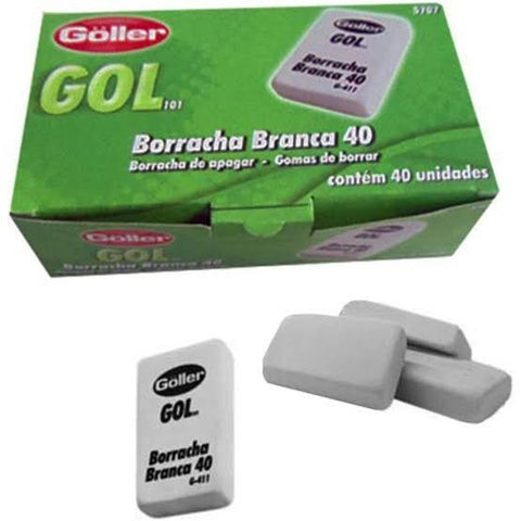 BORRACHA Nº 40 BRANCA G411- GOLLER