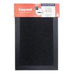 TAPETE SANITIZANTE PRETO 38CM X 58CM COM BORDA - KAPAZI REF.: TKS0103