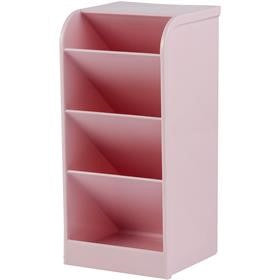 ORGANIZADORA DE OBJETOS DIAGONAL  COM 4 DIVISORIAS ROSA - WALEU MAXCRIL REF.: 10330020