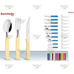 COLHER SOBREMESA INOX COM CABO DE PLASTICO PANTANAL AVULSA - BARICHELLO REF.: 2030.06