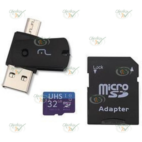 CARTAO DE MEMORIA KIT 3 X 1 32GB - MULTILASER REF MC151