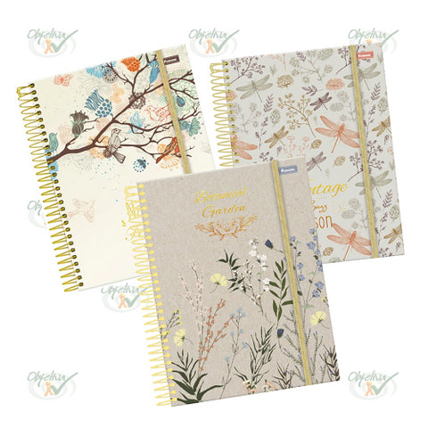 AGENDA PLANNER 2022 NATUREZA ESPIRAL CAPA DURA 96 FOLHAS - FORONI REF.: 56.7907-8