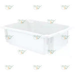 CAIXA PLASTICA RETANGULAR EMPILHAVEL 40 LITROS 65 X 44 X 18  SEM TAMPA COR NATURAL - ELDORADO REF.: 12652