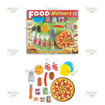 BRINQUEDO - CASINHA FOOD DELIVERY PIZZA VELCRO  - BRASKIT REF 860-2