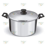 PANELA CADEIRAO ALUMINIO LUXO  ALTA 24CM COM 6,0 LITROS - ALUMINIO 5 ESTRELAS REF.: 50