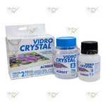 VERNIZ VIDRO CRYSTAL LIQUIDO EPOXI 70G / ENDURECEDOR 31.5G - ACRILEX REF.: 18400