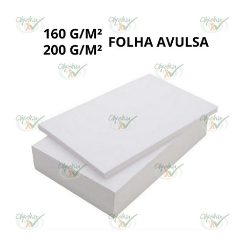 PAPEL ESPECIAL A4 160 / 200 G/M² TEXTURIZADO COUCHE BRANCO FOSCO  FOLHA AVULSA - MASTERPRINT REF PD 120010001