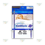 PAPEL ESPECIAL A4 200G/M² TEXTURIZADO COUCHE BRANCO FOSCO  COM 100 UNIDADES - MASTERPRINT REF PD 120010002