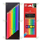 LAPIS DE COR 10 CORES  NEON - FABER-CASTELL REF.: 120410N