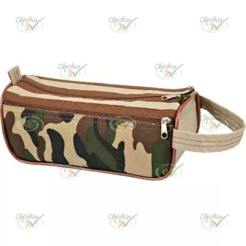 ESTOJO NYLON TRIPLEX CAMUFLADO COM 3 ZIPER - GOODIE REF.: 79