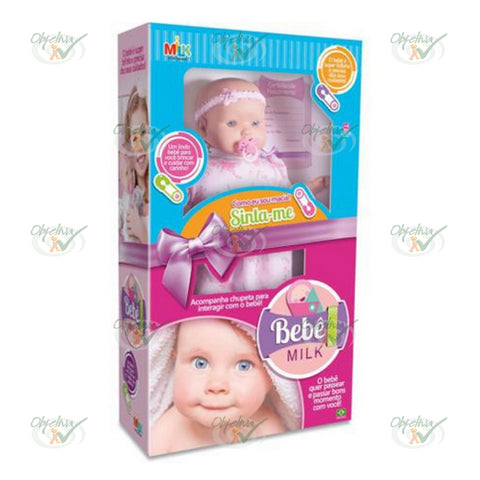 BONECA BEBE MILK MACIA 48CM - MILK BABY REF.: 345