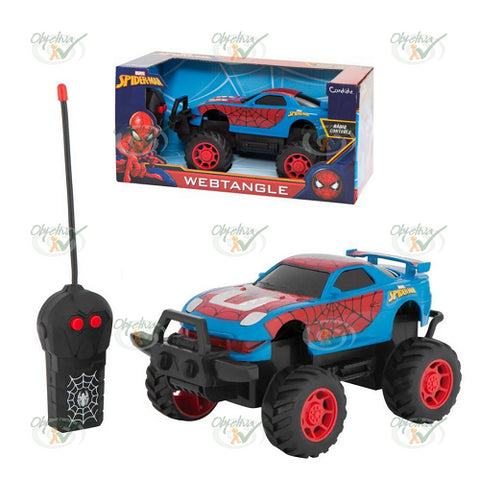 CARRINHO CONTROLE REMOTO SPIDER MAN WEBTANGLE - CANDIDE REF.: 5840