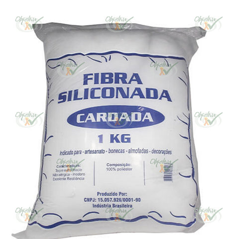 FIBRA SILICONADA FR2 PARA ARTESANATO COM 1KG - CATARINENSE / FRADEMBERG / LINHAS DOURADAS